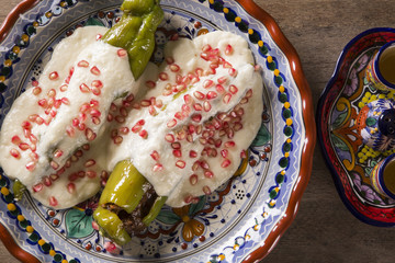 Mexican cuisine - Chiles en nogada