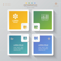 Infographics design template with icons, process diagram, vector eps10 illustration