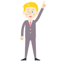 15シリーズ_欧米系ビジネスマン_希望