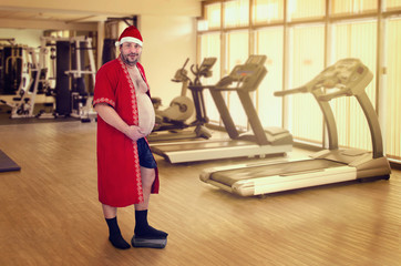 Santa gained weight during Christmas days