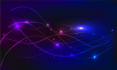 Vector background glowing dark