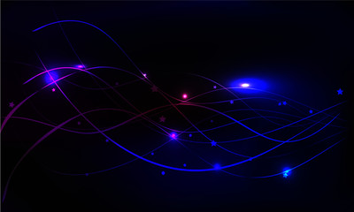 Vector background glowing dark