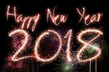 New year fireworks 2018