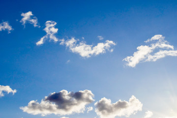 view to clouds on sky