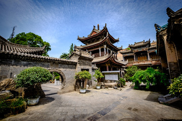 Courtyard of the Chinese mosque of Xi'an
