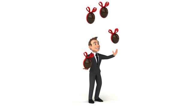Fun businessman - 3D Animation