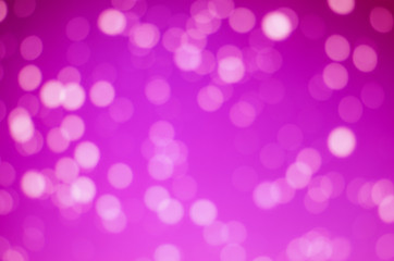 Pink color glitter vintage lights,bokeh for blur background.