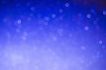 Blue color glitter vintage lights,bokeh for blur background.