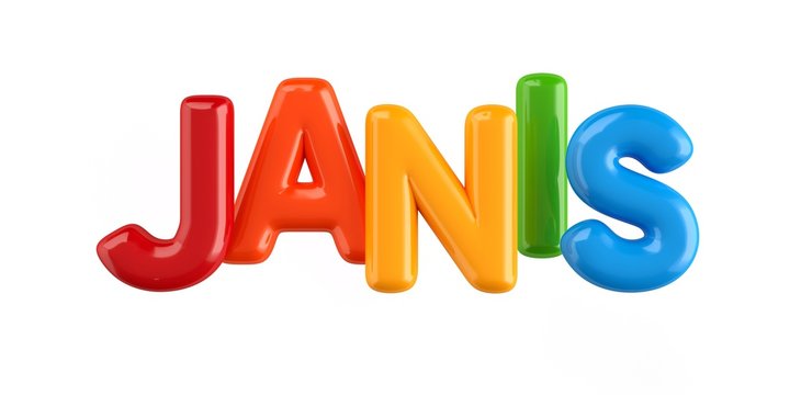 Bubbletext Name Janis