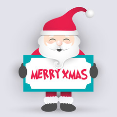 Cute Santa Claus. Vector, illustration