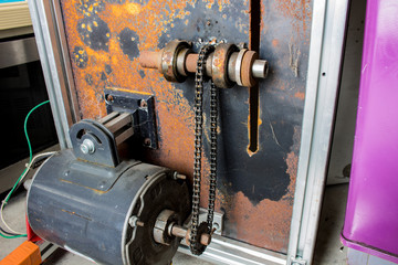 The  Old chain drive shaft and Rusty in general