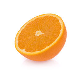 fresh orange isolated on white background