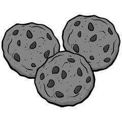 Chocolate Chip Cookies Illustration