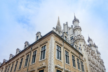 ancient buildings at Brussels, Belgium