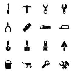 work tools icon set
