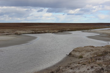 river in tundra