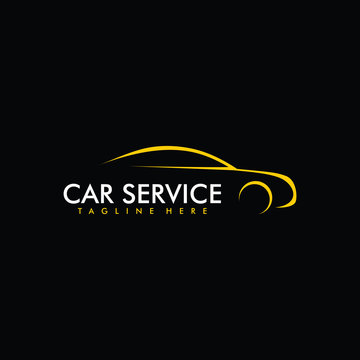 Car Service Logo Vector Template Design