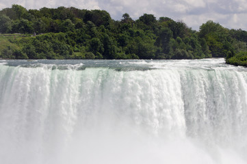 Fototapeta na wymiar Close up of Niagara Falls 