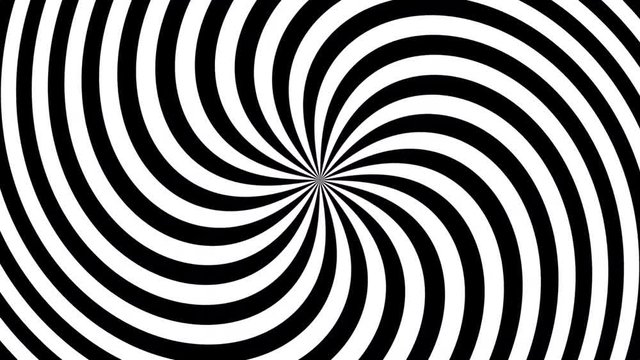 a spinning hypnotic abstract spiral loop