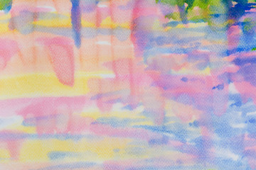 Abstract watercolor on paper. Abstract color background in watercolor style.
