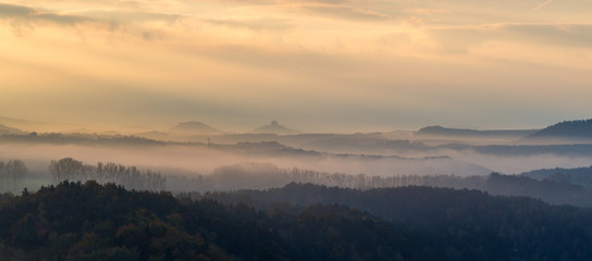 Panorama Elbsandsteingebirge