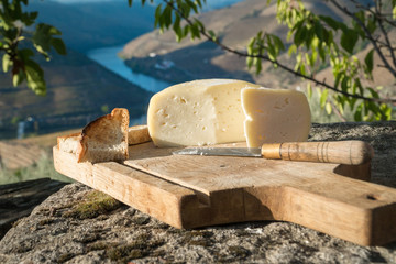 Traditional Portuguese soft cow cheese