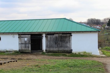 Stable in the estate of Count Leo Tolstoy in Yasnaya Polyana  in October 2017.