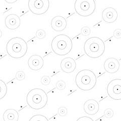 abstract seamless pattern with geometrical shapes vector