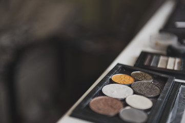 A palette of colors for makeup 8900.