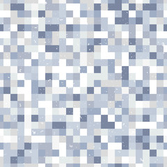 Abstract grunge background of simple shapes. Seamless movement pattern.