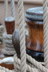 Ropes and nautical rigging