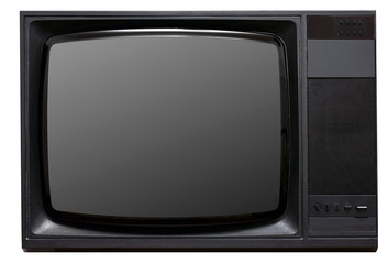 Naklejka premium Television isolated on white