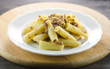Pasta with meat sauce