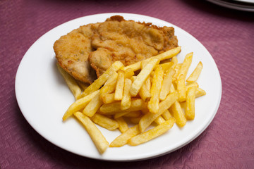 steak and french fries