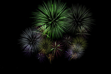 Fototapeta premium Bonfire Night fireworks displays in London