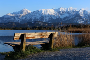 Bank am Hopfensee