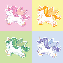 Unicorn stickers