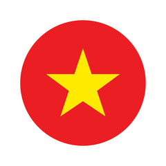 Circular world Flag vietnam - 179738263