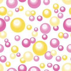 seamless abstract pattern of colored circles