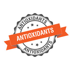Fototapeta premium Antioxidants stamp illustration