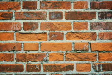 Obraz premium old red brick wall texture background.