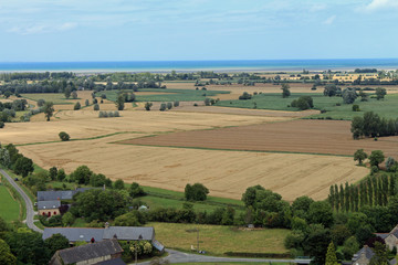 Obraz premium Bretagne, Panorama depuis le Mont Dol