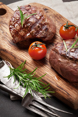 Grilled fillet steak