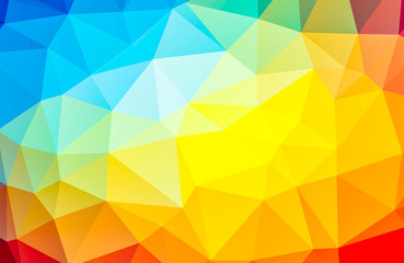 Abstract polygonal background. Color illustration for your design, the geometric background