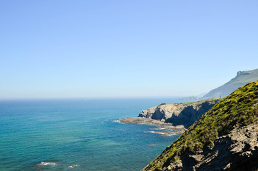 views from the paseo de pobeña, Vizcaya, basque country, Spain