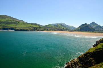 views from the paseo de pobeña, Vizcaya, basque country, Spain