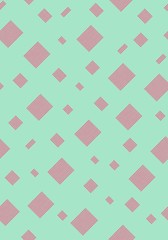 Repeating pattern with squares made of lines. Seamless vector pattern.