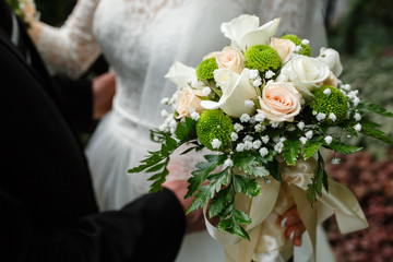 Beautiful wedding bouquet