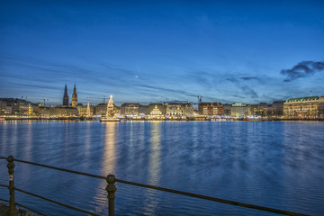 Fototapeta premium Hamburg zu Weihnachten