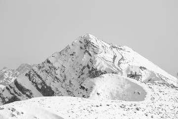 Photo of wonderful peaks of mountains